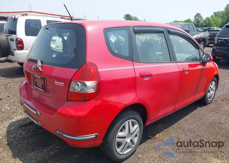 2007 Honda Fit из США, поврежденный, VIN JHMGD38407S015414